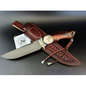 ЗМІЄЛОВ ексклюзивний ніж ручної роботи майстра студії СЕРГІЯ ДРОЗДА, купити замовити в Україні (Порошковая сталь BOHLER S390 MICROCLEAN). Photo 2